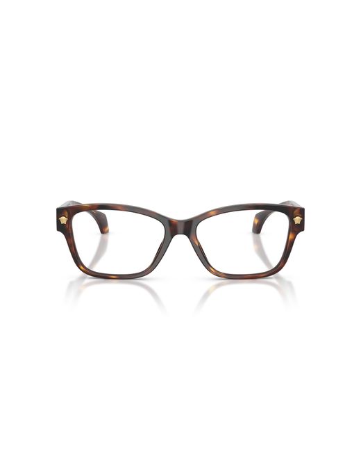 Versace Black Ve3392 5539 Optical Frames Acetate Transparent Cat Eye Normal