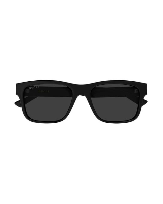 Gucci Black Gg2085S 001 Sunglasses Injected Squared for men