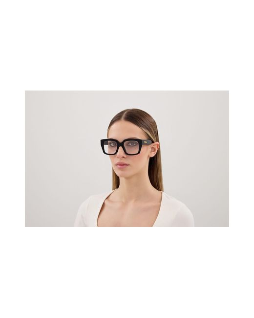 Bottega Veneta Black Bv1409O 001 Optical Frames Acetate Transparent Squared