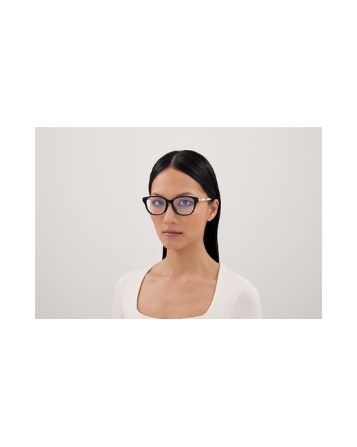 Gucci Black Gg1972Oa 001 Optical Frames Acetate Transparent Round