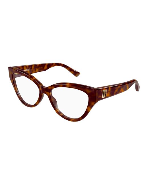 Balenciaga Black Bb0482O 002 Optical Frames Acetate Transparent Cat Eye