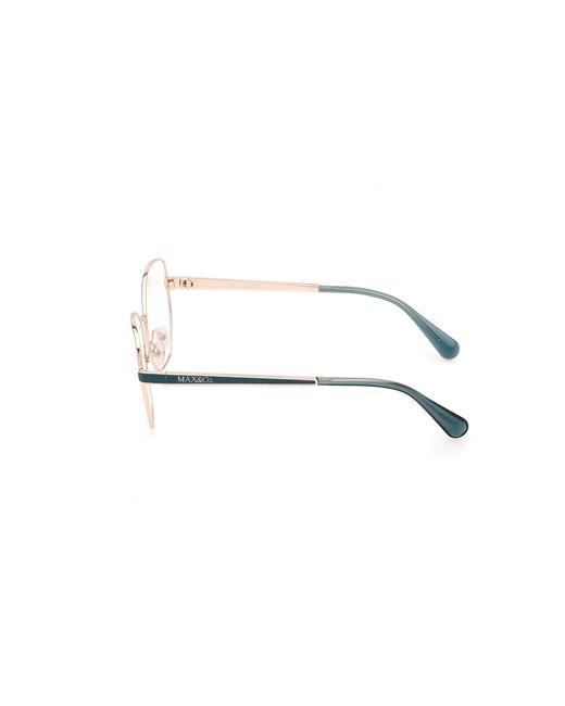 MAX&Co. Black Mo5140 028 Optical Frames Metal Round Normal