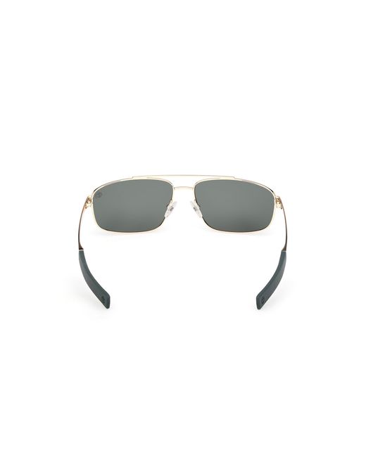 Timberland Black Tb00061 32R Sunglasses Metal Squared Polarized for men