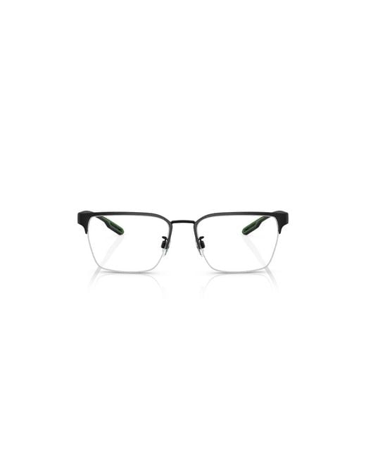 Emporio Armani Black Ea1137 3001 Optical Frames Metal Transparent Squared Normal for men