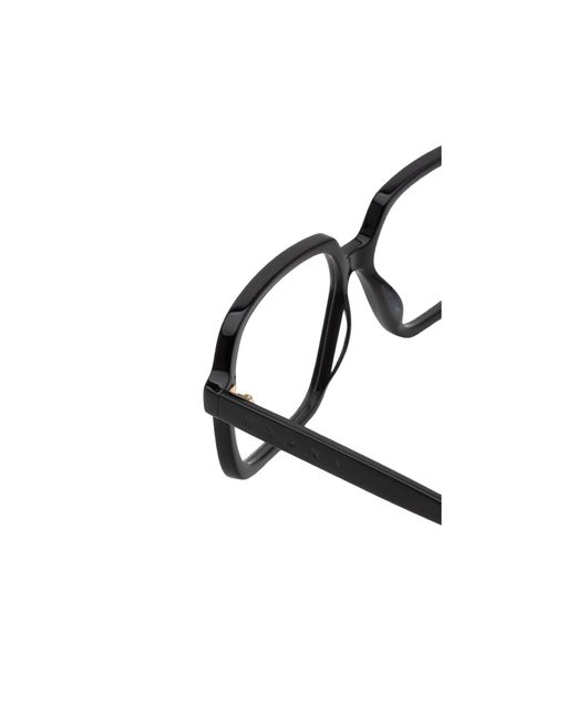 Marni Black 4Pu Arixo Optical Frames Acetate Squared