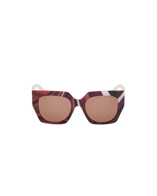 Emilio Pucci Black Ep0197 99E Sunglasses Acetate Butterfly Normal