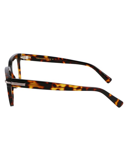 Ferragamo Black Sf3014 242 Optical Frames Acetate Squared Normal for men