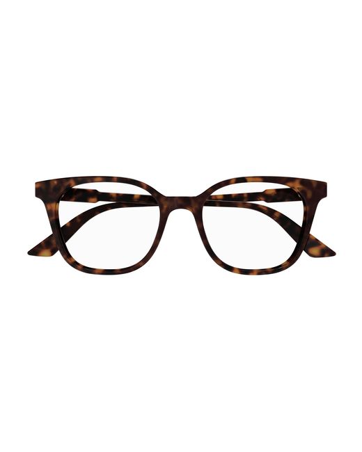Gucci Black Gg1821O 002 Optical Frames Acetate Transparent Round for men
