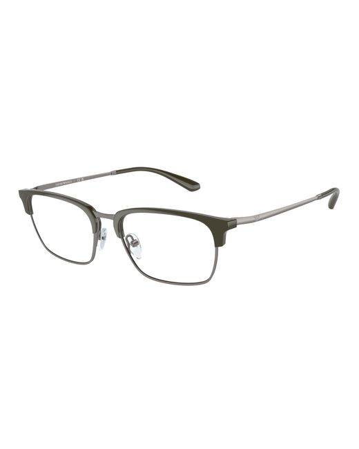 Emporio Armani Black Ea3243 3003 Optical Frames Injected Transparent Pillow Normal for men