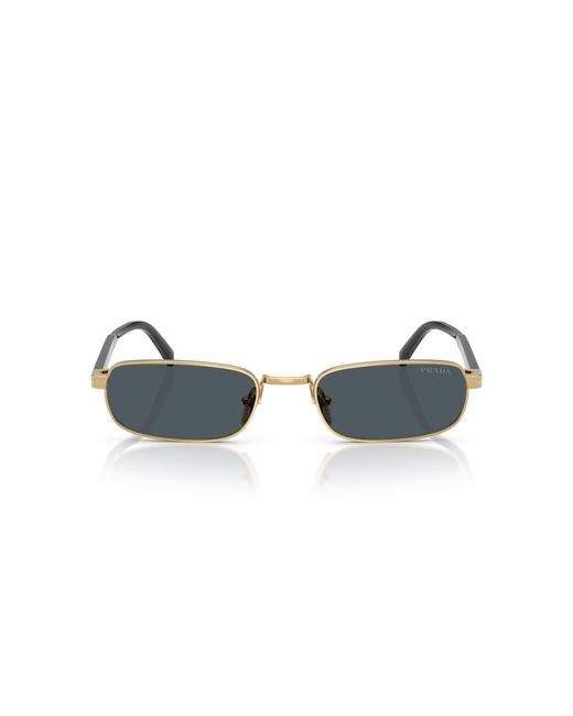 Prada Black Pr B54S 5Ak70B Sunglasses Metal Squared Normal for men