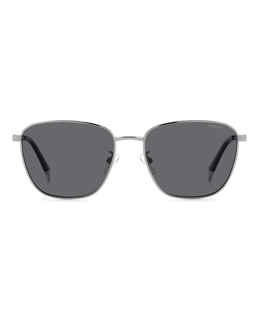 Polaroid Black Pld 4159/G/S/Xn 6Lb/M9 Sunglasses Metal Squared Polarized for men