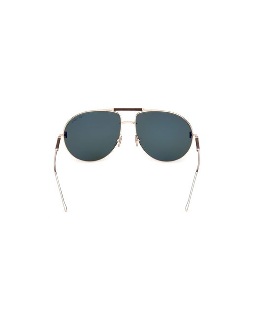Tom Ford Green Ft1308 Lou-02 28N Sunglasses Metal Pilot Normal