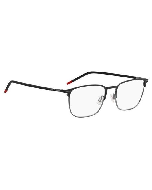 Boss Black Hg 1235 284 Optical Frames Steel Squared for men