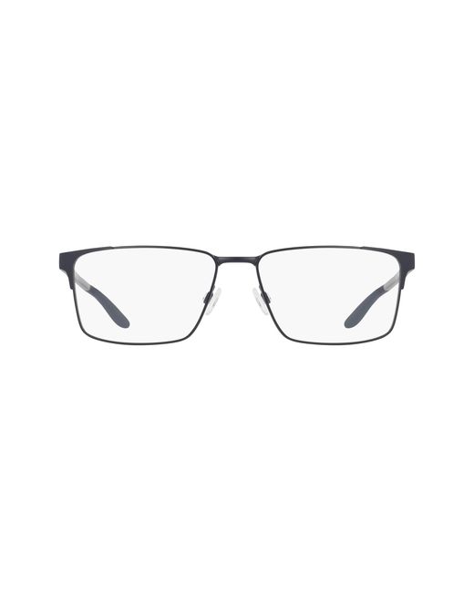 Nike Black 8143 212 Optical Frames Metal Squared Normal for men