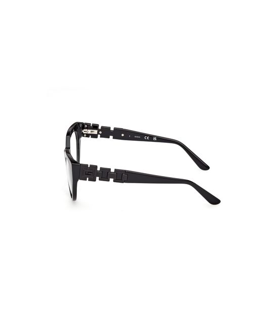 Guess Black Gu50323 001 Optical Frames Acetate Cat Eye Normal
