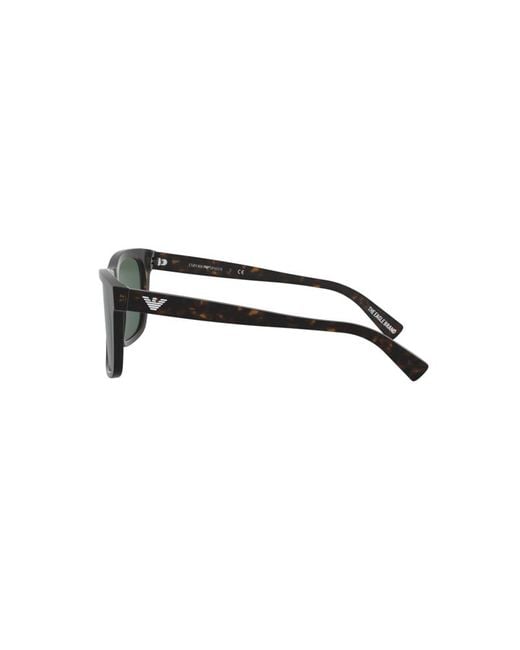 Emporio Armani Green Ea4142 508971 Sunglasses Plastic Squared Normal for men