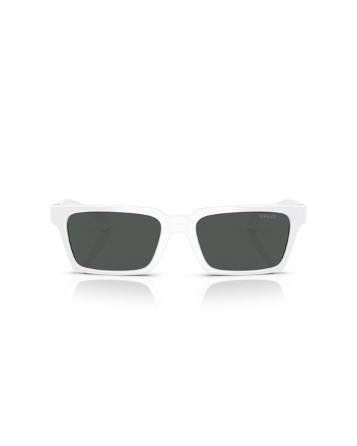 Versace Black Ve4490U 314/87 Sunglasses Injected Squared Normal for men