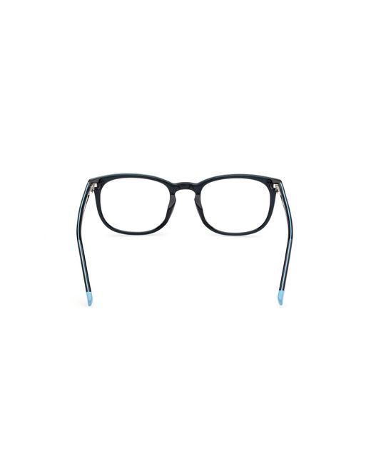 Timberland Black Tb50096-H 064 Optical Frames Acetate Round Normal for men