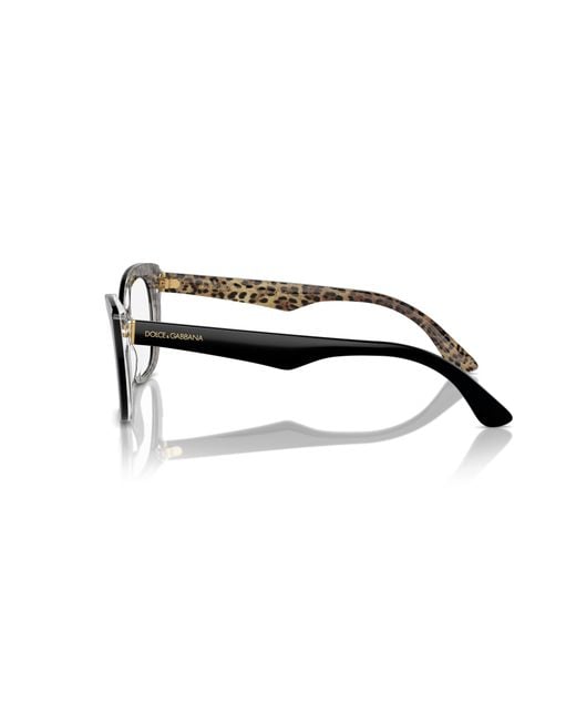 Dolce & Gabbana Black Dg3360 3299 Optical Frames Acetate Transparent Cat Eye Normal