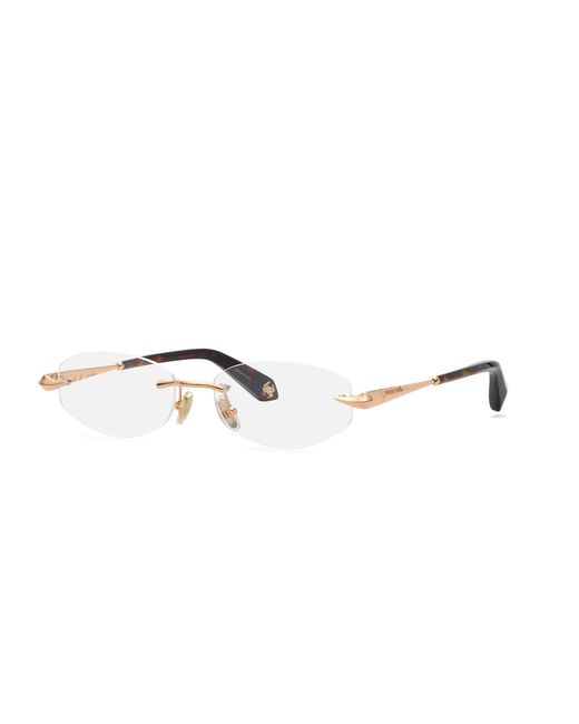 Roberto Cavalli Black Vrc208M 08Fc Optical Frames Metal Squared