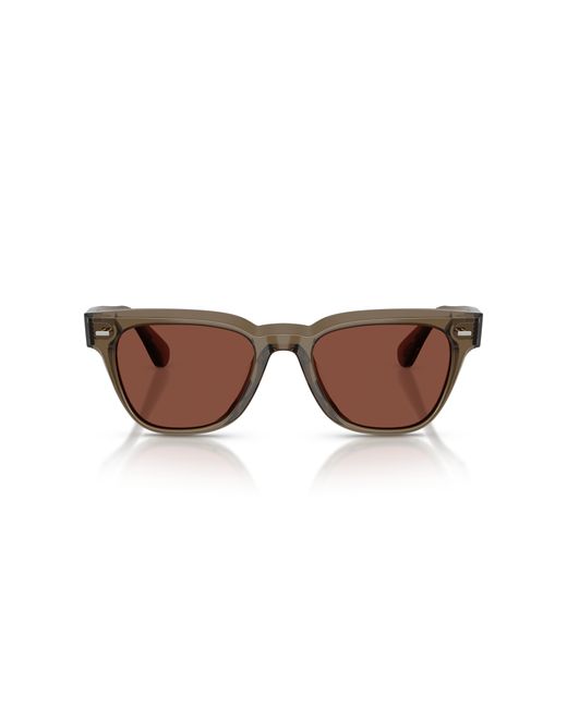Oliver Peoples Black Ov5601Su Rueny 1784C5 Sunglasses Acetate Bordeaux Squared Normal