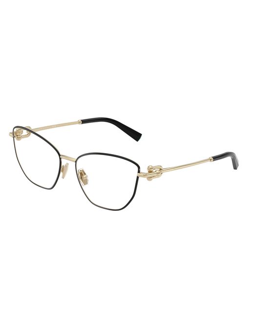 Tiffany & Co Black Tf1166 6164 Optical Frames Steel Cat Eye Normal