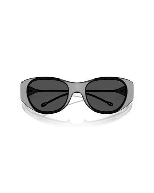 DIESEL Black Dl3003 509/87 Sunglasses Injected Round Normal