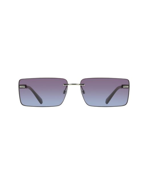 Calvin Klein Black Ckj25206S 046 Sunglasses Metal Squared Normal Shaded for men