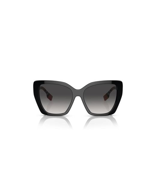 Burberry Black Be4366 40418G Sunglasses Plastic Cat Eye Nuanced