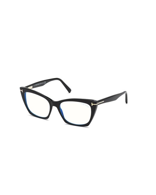 Tom Ford Black Ft5709-B 001 Optical Frames Acetate Cat Eye Normal