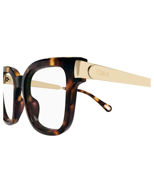 Chloé Black Ch0353O 002 Optical Frames Acetate Transparent Squared