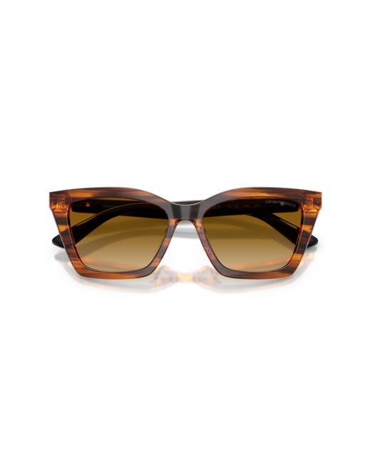 Emporio Armani Black Ea4250U 62682L Sunglasses Acetate Butterfly Normal Shaded