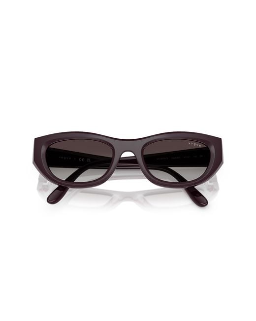 Vogue Eyewear Black Vo5616S 24268G Sunglasses Nylon Cat Eye Normal Nuanced