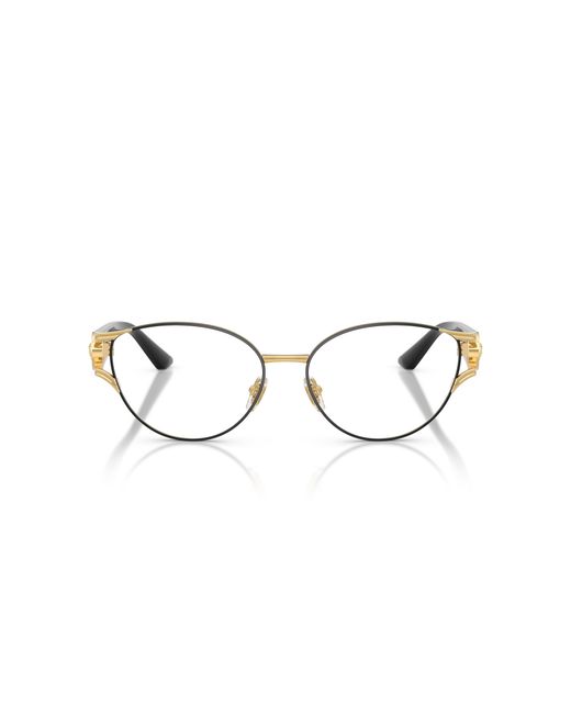 Versace Black Ve1309 1436 Optical Frames Metal Cat Eye Normal
