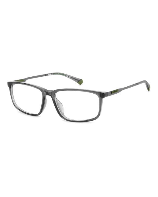 Polaroid Black Pld D535/G Kb7 Optical Frames Bio Polyamide Squared for men