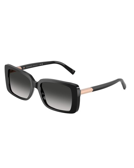 Tiffany & Co Black Tf4249 80013C Sunglasses Acetate Squared Normal Shaded