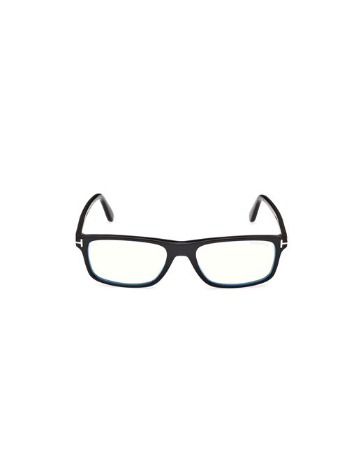 Tom Ford Black Ft6119-B 052 Optical Frames Acetate Squared Normal for men