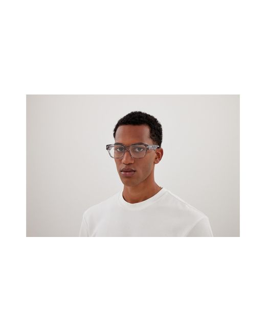 Gucci Black Gg1428O 011 Optical Frames Acetate Transparent Squared for men