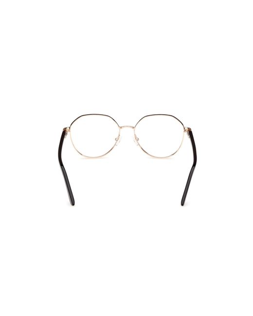 Guess Black Gu50124 005 Optical Frames Metal Round Normal
