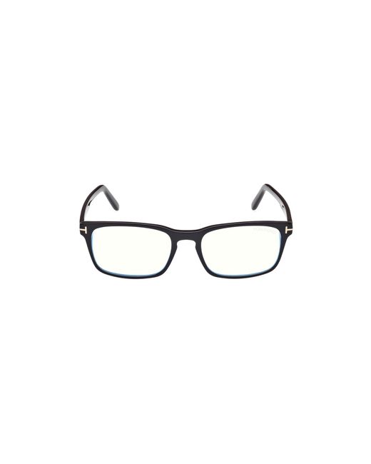 Tom Ford Black Ft5938-B 001 Optical Frames Acetate Squared Normal for men