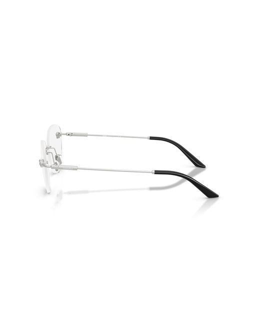 Versace Black Ve1305 1000 Optical Frames Metal Round Normal
