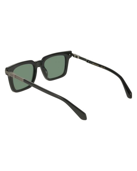 Ferragamo Black Sf2103S 001 Sunglasses Acetate Squared Normal for men