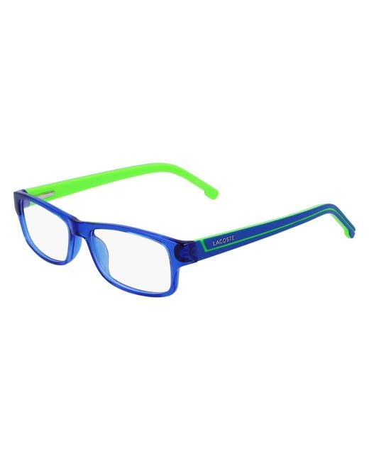 Lacoste Green L2707 454 Optical Frames Bio-Inject Squared Photochromatic Photochromatic for men