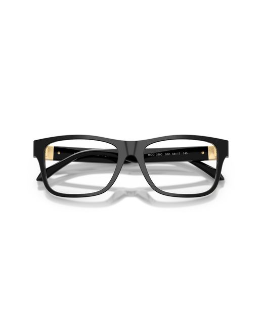 Versace Black Ve3380 Gb1 Optical Frames Acetate Squared Normal for men