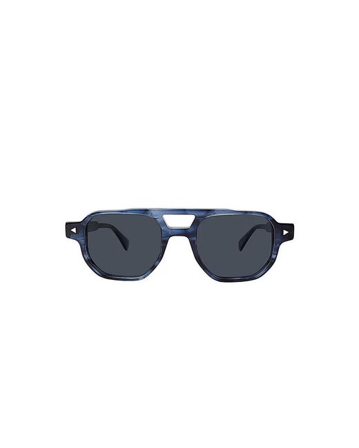 Xlab Black Tremiti Sunglasses Acetate Light Squared Normal Nuanced