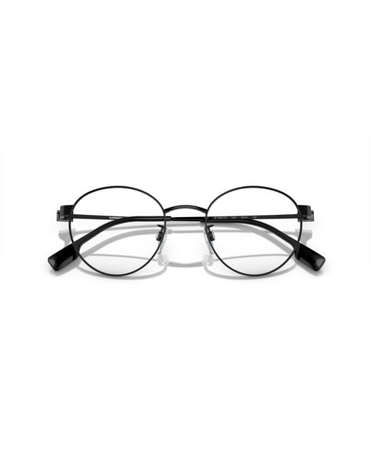 Burberry Black Be1384Td 1007 Optical Frames Titanium Transparent Round Normal for men