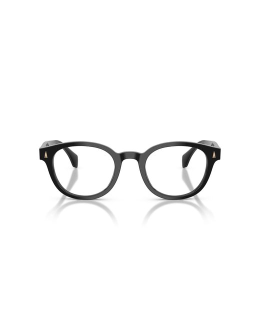 Moncler Black Me2020 3001 Optical Frames Acetate Transparent Round Normal
