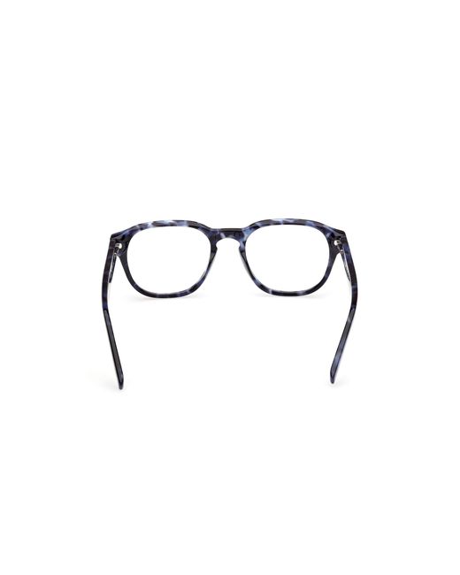 Timberland Black Tb50052 056 Optical Frames Acetate Round Normal for men