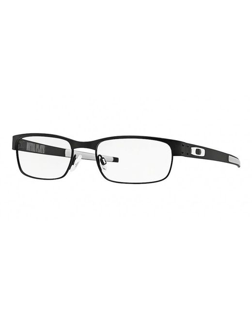 Oakley Black Ox5038 Metal Plate 503801 Optical Frames Titanium Squared for men