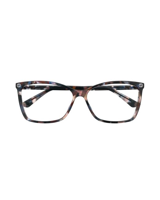 Gucci Black Gg0025O 013 Optical Frames Acetate Transparent Cat Eye